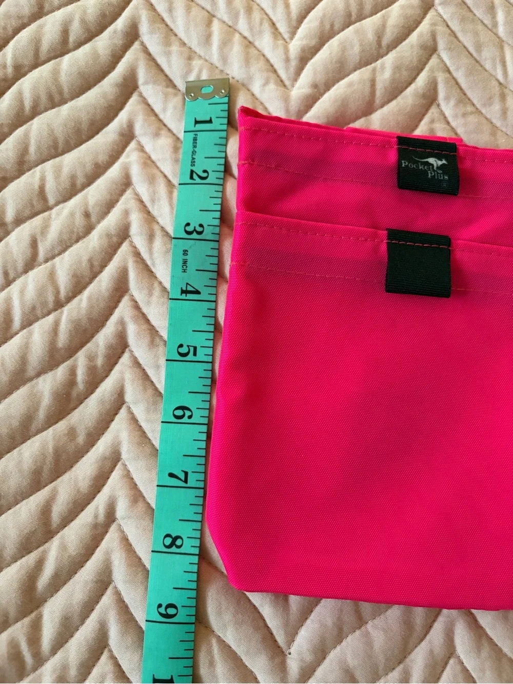 Pocket Plus Pink Utility Pocket Pouch Made in USA NWOT